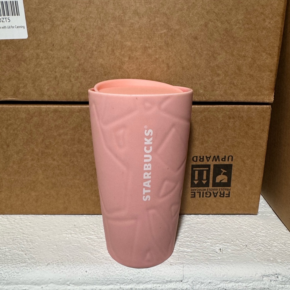 Starbucks 12 oz Pink Tumbler